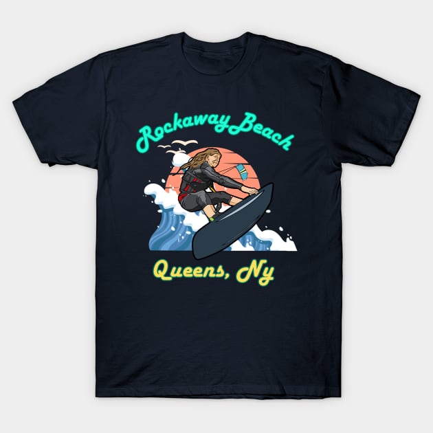 Rockaway beach T-Shirt by Benjamin Customs